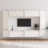 Tv Cabinets 8 Pcs Solid Wood Pine