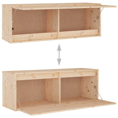 Tv Cabinets 6 Pcs Solid Wood Pine