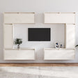 Tv Cabinets 6 Pcs Solid Wood Pine