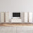 Tv Cabinets 5 Pcs Solid Wood Pine