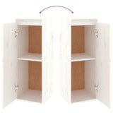 Tv Cabinets 4 Pcs Solid Wood Pine