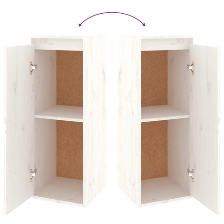 Tv Cabinets 4 Pcs Solid Wood Pine