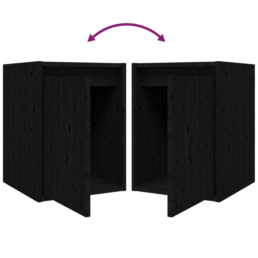Tv Cabinets 6 Pcs Solid Wood Pine