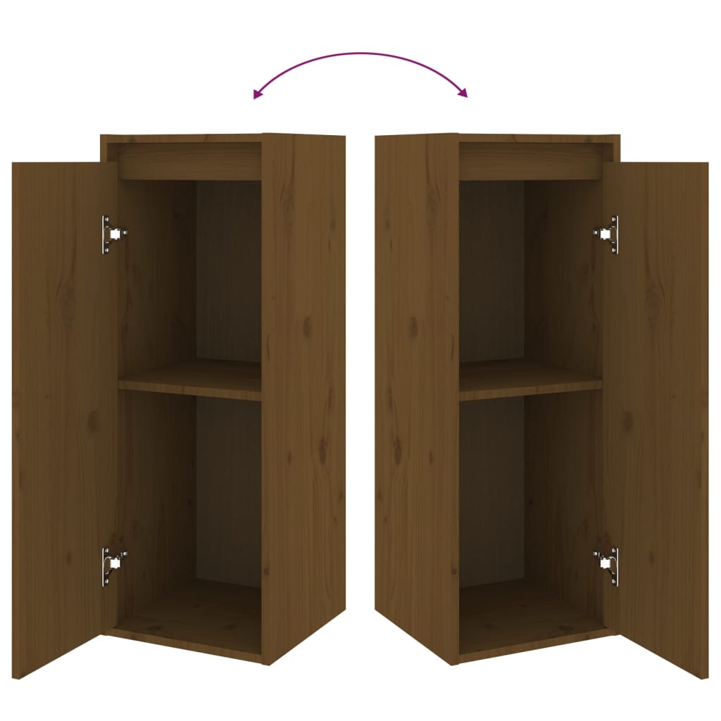 Tv Cabinets 5 Pcs Solid Wood Pine