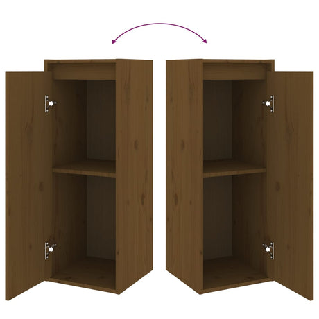 Tv Cabinets 5 Pcs Solid Wood Pine