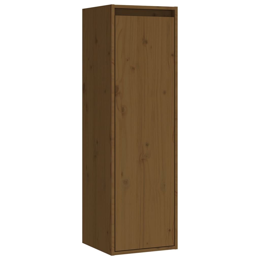 Tv Cabinets 4 Pcs Solid Wood Pine