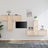 Tv Cabinets 6 Pcs Solid Wood Pine