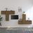 Tv Cabinets 6 Pcs Solid Wood Pine