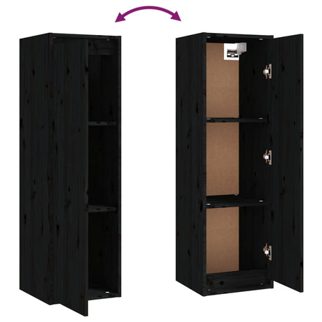 Tv Cabinets 6 Pcs Solid Wood Pine