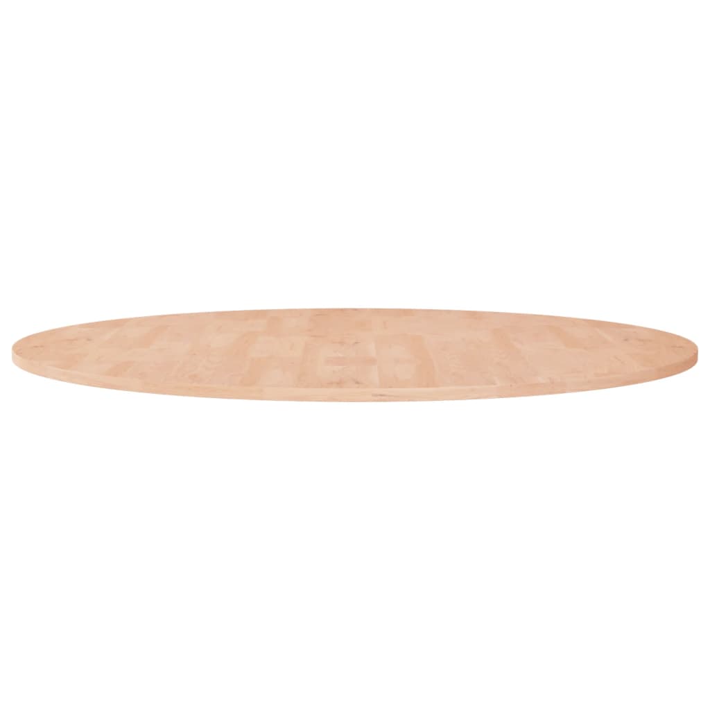 Round Table Top Ø40X4 Cm Untreated Solid Wood Oak