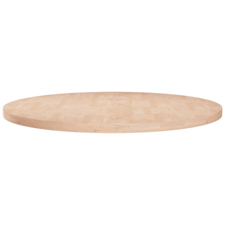 Round Table Top Ø40X4 Cm Untreated Solid Wood Oak