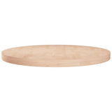 Round Table Top Ø40X4 Cm Untreated Solid Wood Oak