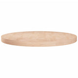 Round Table Top Ø40X4 Cm Untreated Solid Wood Oak