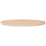 Round Table Top Ø40X4 Cm Untreated Solid Wood Oak