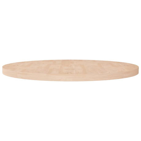 Round Table Top Ø40X4 Cm Untreated Solid Wood Oak