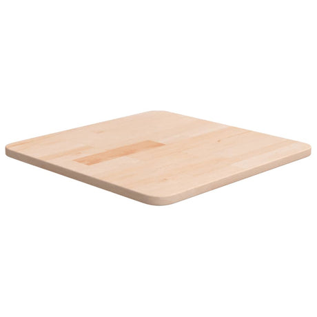 Square Table Top 40X40X4Cm Treated Solid Wood Oak