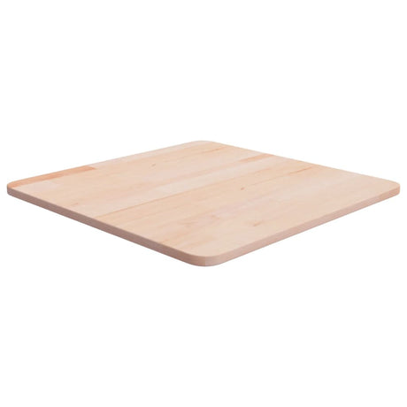 Square Table Top 40X40X4Cm Treated Solid Wood Oak