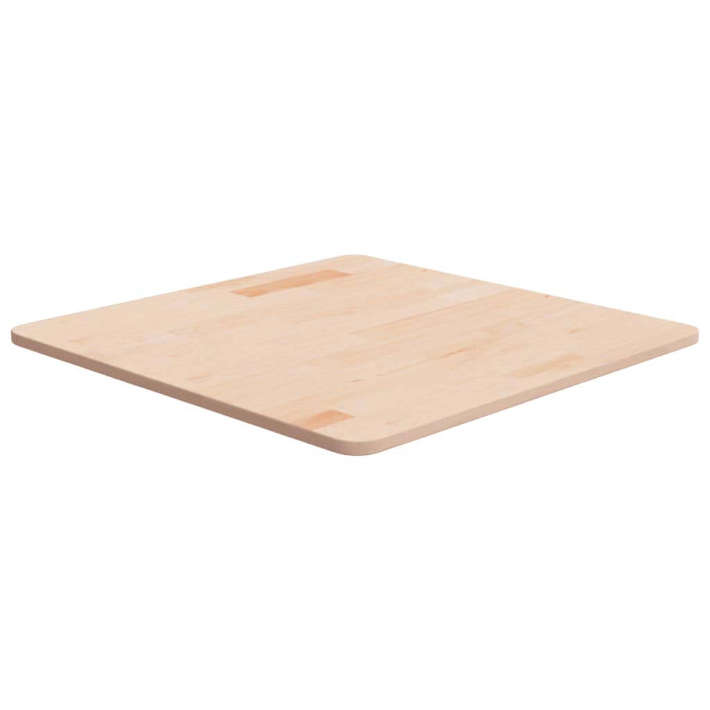 Square Table Top 40X40X4Cm Treated Solid Wood Oak