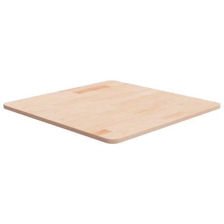 Square Table Top 40X40X4Cm Treated Solid Wood Oak