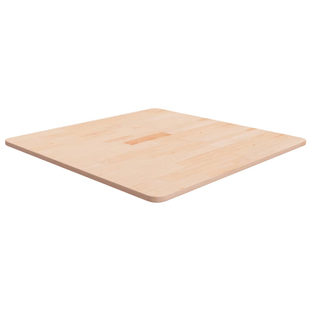 Square Table Top 40X40X4Cm Treated Solid Wood Oak