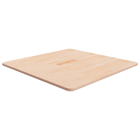 Square Table Top 40X40X4Cm Treated Solid Wood Oak