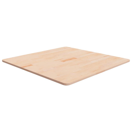 Square Table Top 40X40X4Cm Treated Solid Wood Oak