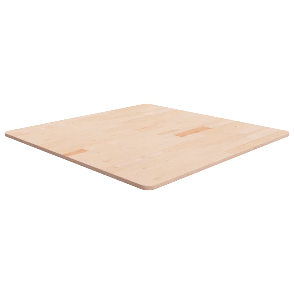 Square Table Top 40X40X4Cm Treated Solid Wood Oak