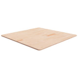 Square Table Top 40X40X4Cm Treated Solid Wood Oak