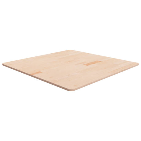 Square Table Top 40X40X4Cm Treated Solid Wood Oak