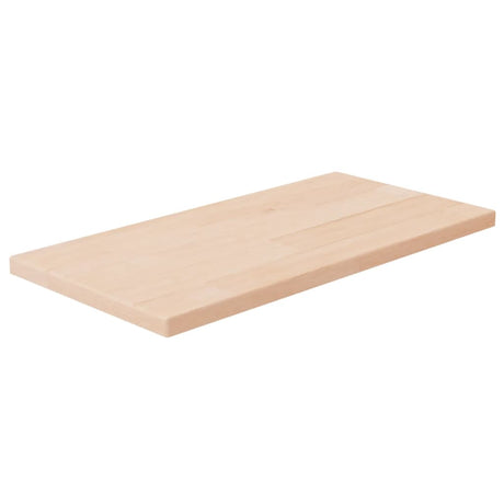Shelf Board Untreated Solid Wood Oak