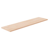 Shelf Board Untreated Solid Wood Oak