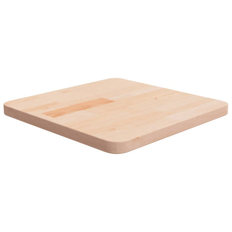 Square Table Top 40X40X4Cm Treated Solid Wood Oak