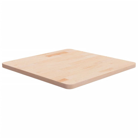 Square Table Top 40X40X4Cm Treated Solid Wood Oak