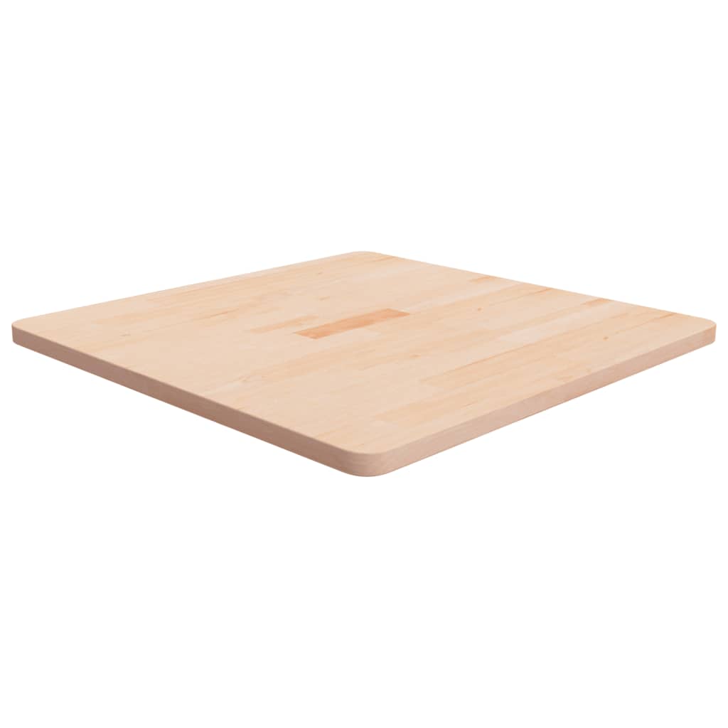Square Table Top 40X40X4Cm Treated Solid Wood Oak