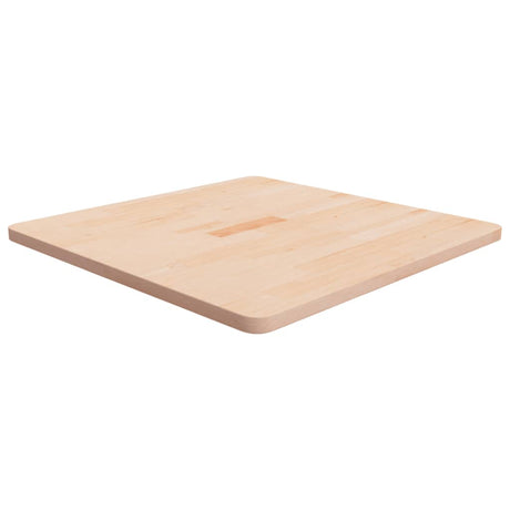 Square Table Top 40X40X4Cm Treated Solid Wood Oak