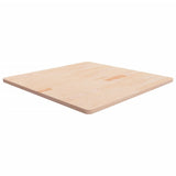 Square Table Top 40X40X4Cm Treated Solid Wood Oak