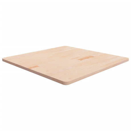 Square Table Top 40X40X4Cm Treated Solid Wood Oak