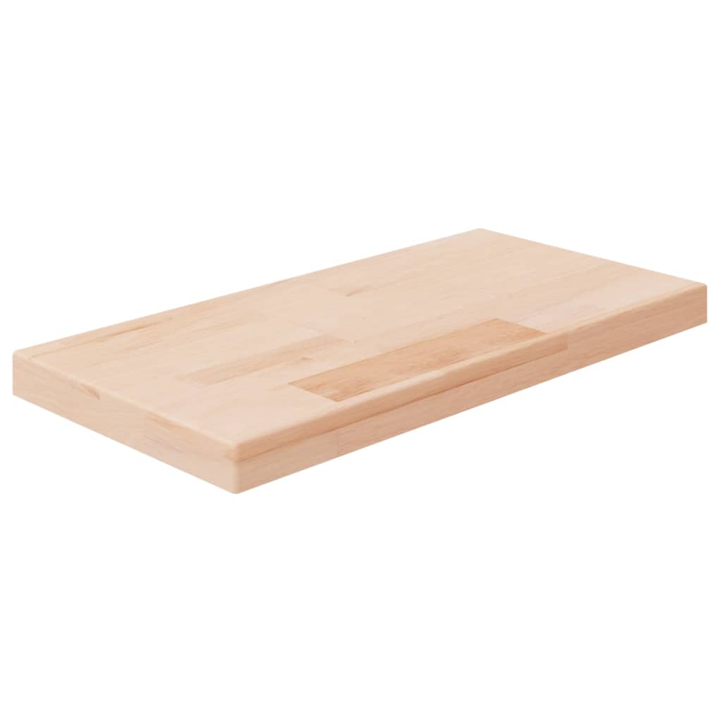 Shelf Board Untreated Solid Wood Oak