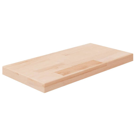 Shelf Board Untreated Solid Wood Oak