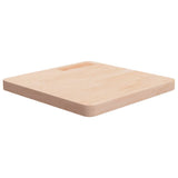 Square Table Top 40X40X4Cm Treated Solid Wood Oak