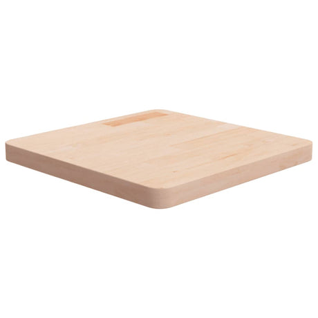 Square Table Top 40X40X4Cm Treated Solid Wood Oak