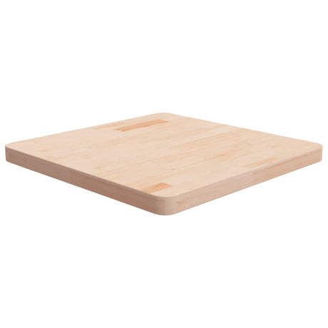 Square Table Top 40X40X4Cm Treated Solid Wood Oak