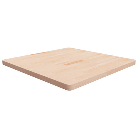 Square Table Top 40X40X4Cm Treated Solid Wood Oak