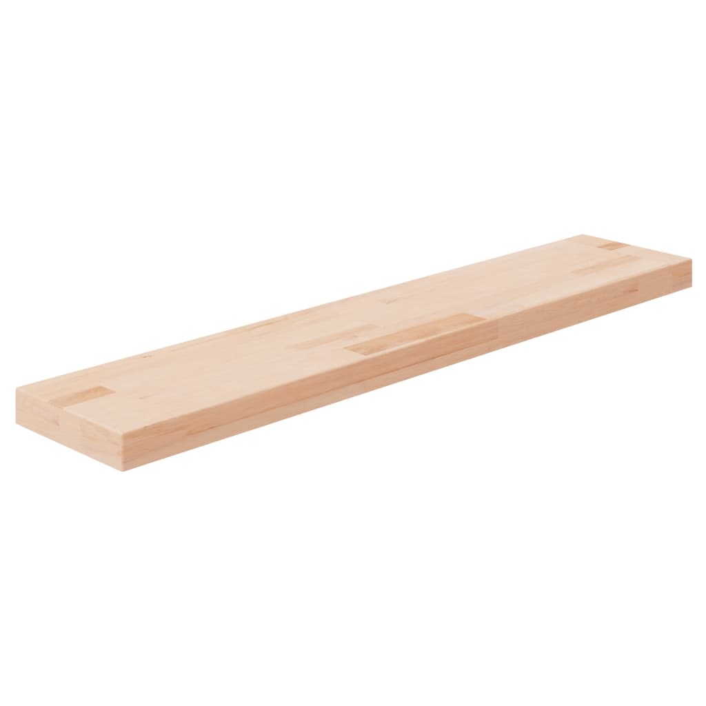Shelf Board Untreated Solid Wood Oak