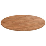 Round Table Top Ø40X4 Cm Untreated Solid Wood Oak