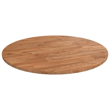 Round Table Top Ø40X4 Cm Untreated Solid Wood Oak