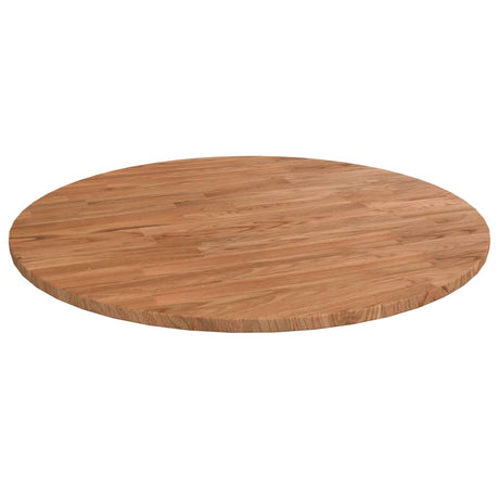 Round Table Top Ø40X4 Cm Untreated Solid Wood Oak