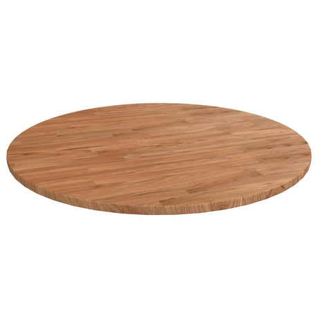 Round Table Top Ø40X4 Cm Untreated Solid Wood Oak
