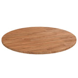 Round Table Top Ø40X4 Cm Untreated Solid Wood Oak