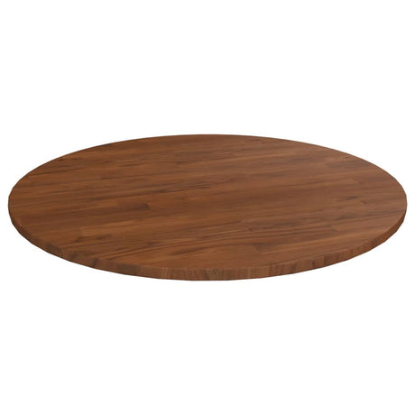 Round Table Top Ø40X4 Cm Untreated Solid Wood Oak